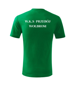 WKS PRZEBÓJ WOLBROM Koszulka Treningowa Zielona Junior