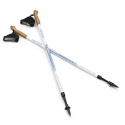 Kije nordic walking do chodzenia Spokey Rubble 105-135cm WH/BL