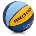 Piłka koszykowa treningowa Meteor Layup niebieski/zółty/błękitny