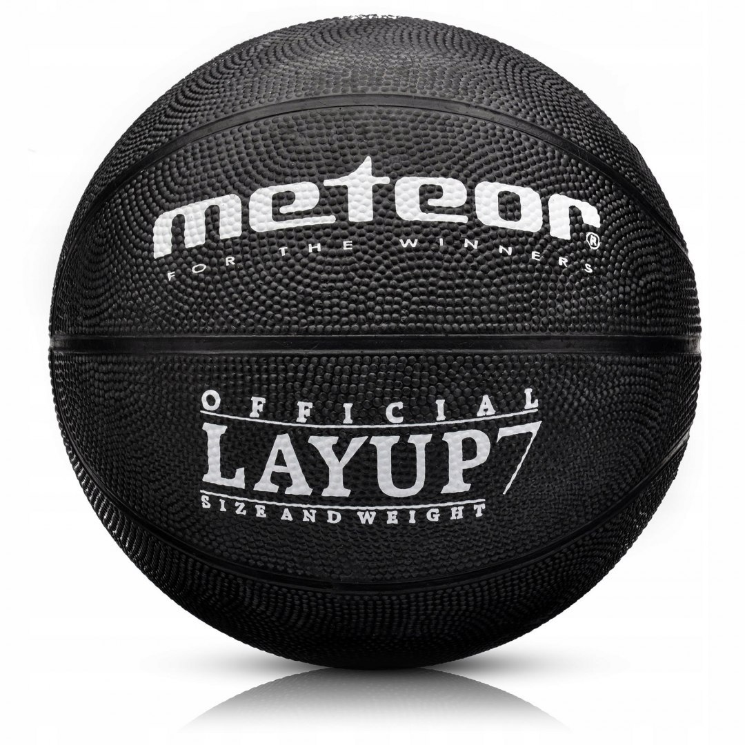 Piłka Koszykowa Treningowa Meteor Layup 7 czarna