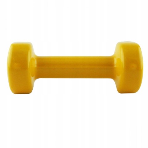 Hantle hantla ciężarki winylowe HMS 1KG żółty