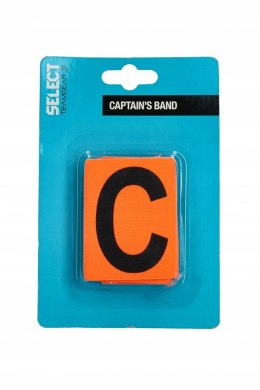 Opaska kapitana Select junior wkładana pomarańczowa