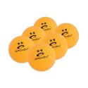 Spokey 6 Piłeczek do Tenisa Stołowego Ping-pong Skilled ** pomarańczowe