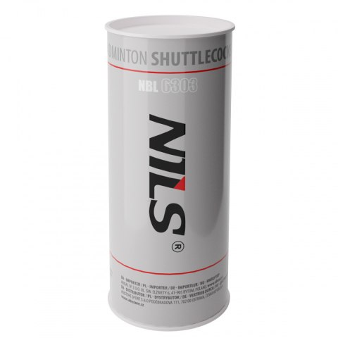 Lotki do Badmintona Nylonowe 3 szt. Nils NBL6303