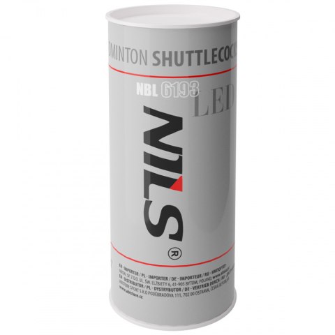 Lotki do Badmintona Nylonowe LED 3 szt. Nils NBL6193