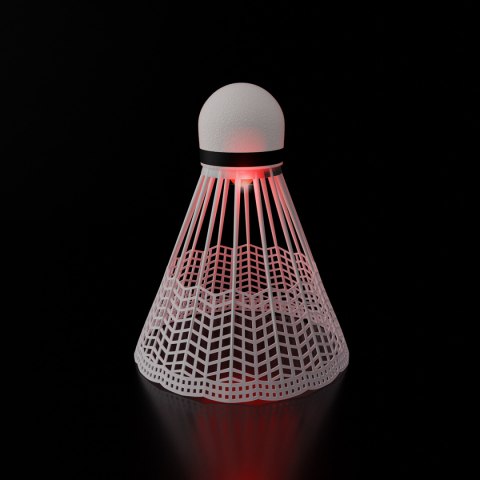 Lotki do Badmintona Nylonowe LED 3 szt. Nils NBL6193