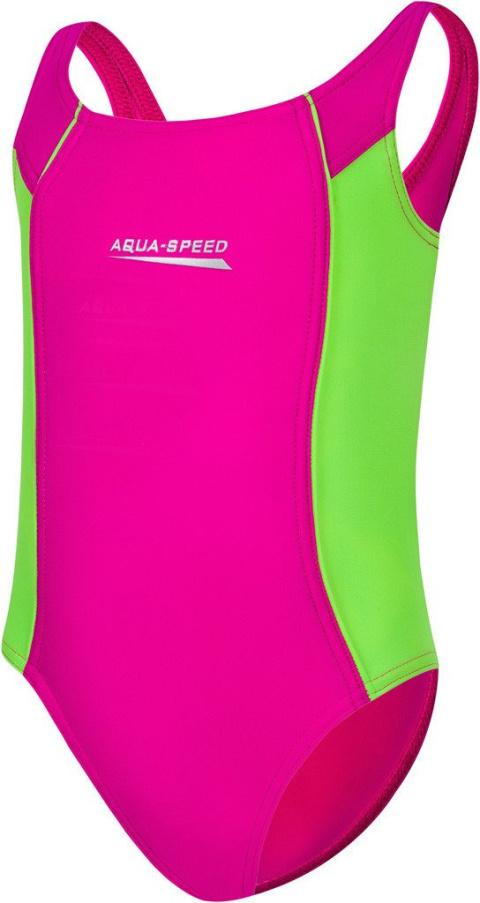 Kostium Kąpielowy Dziecięcy Aqua-Speed Luna Kol. 83 różowo-zielony