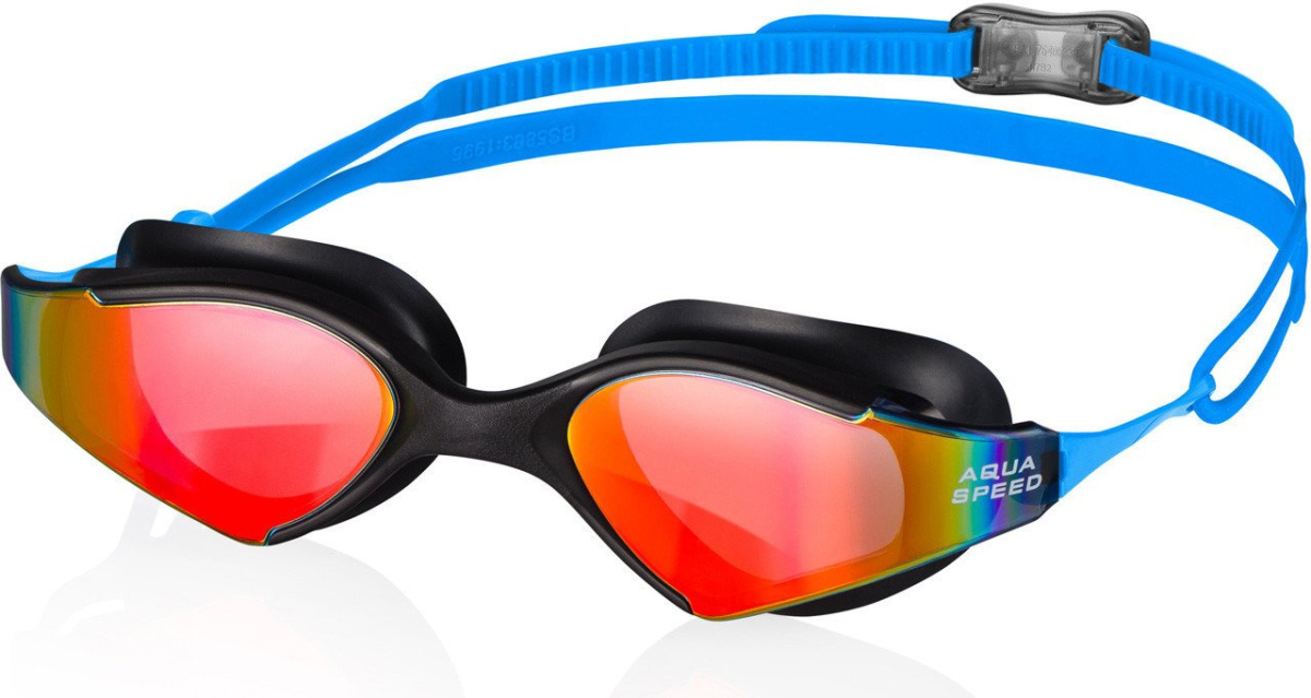 Okularki Pływackie Aqua-Speed Blade Mirror kol. 10 czarno-niebieskie