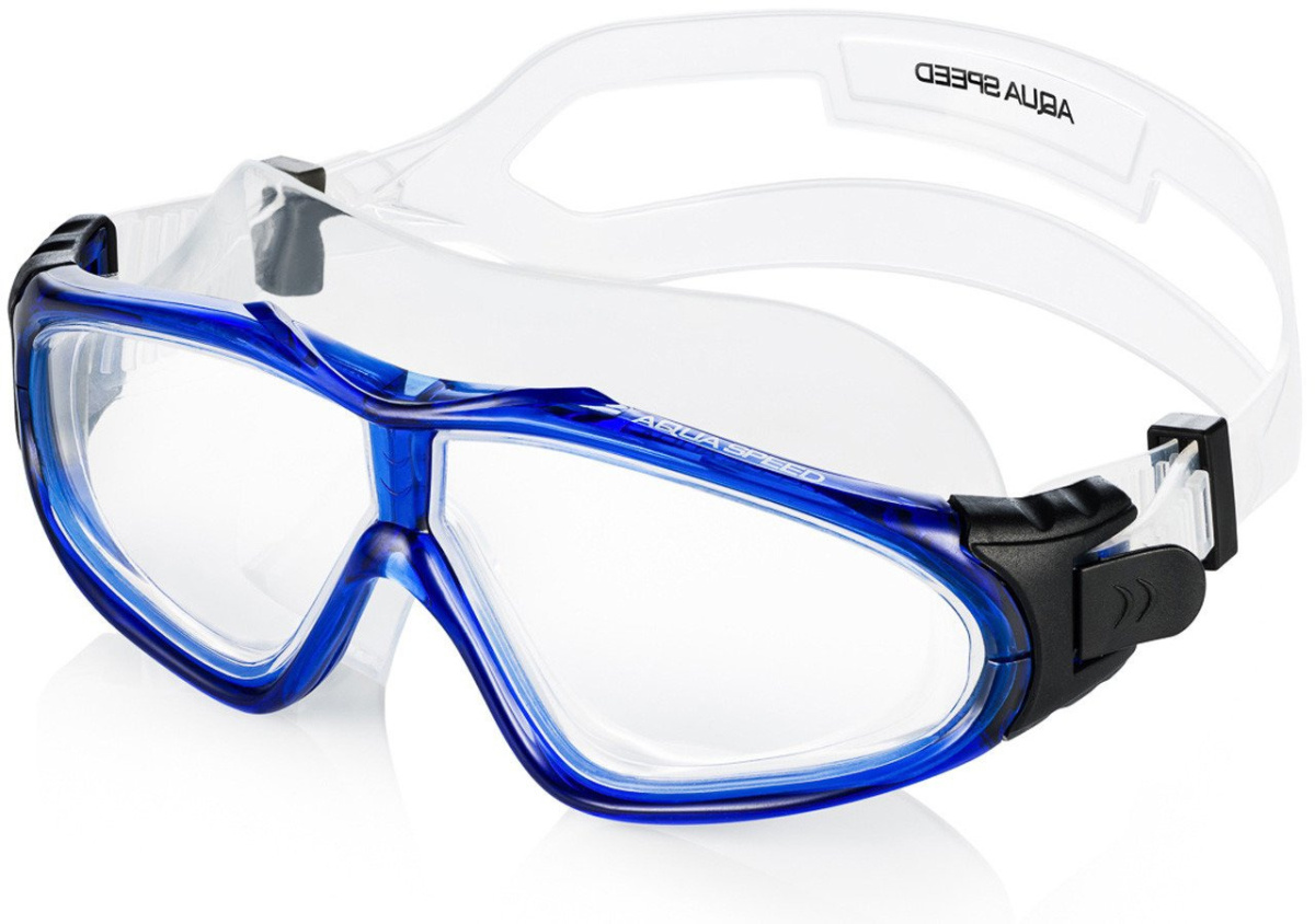 Okulary Półmaska Pływacka Aqua-Speed Sirocco kol. 01 niebieska