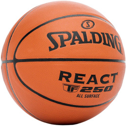 Piłka Koszykowa Spalding React TF-250 brązowa