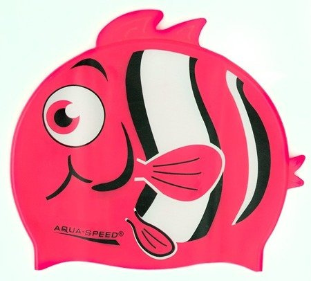 Czepek Pływacki Dziecięcy Aqua-Speed Zoo Nemo kol. 03 różowy