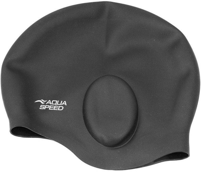Czepek Pływacki Silikonowy Aqua-Speed Ear Cap kol.07 czarny