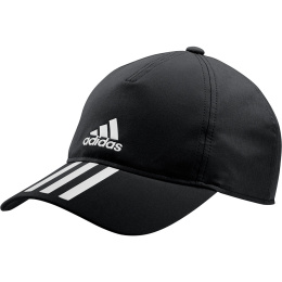Czapka z Daszkiem Adidas Męska Aeroready Baseball Cap 3 Stripes 4athlts OSFM czarna GM6278