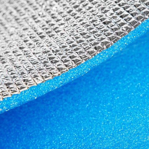 Karimata Mata Turystyczna Dwuwarstwowa Aluminiowa 180x50x0,8cm Spokey Eiger niebieska