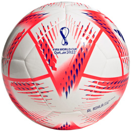 Piłka Nożna Adidas Al Rihla Club Ball H57801 biało-czerwona