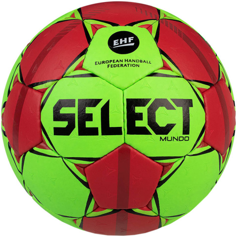 Piłka Treningowa Ręczna Select Mundo v20 EHF zielono/czerwona