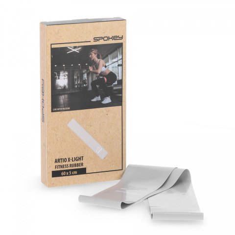 Guma do Ćwiczeń Fitness Spokey Artio Xlight 2,2-4,5 kg jasny szary