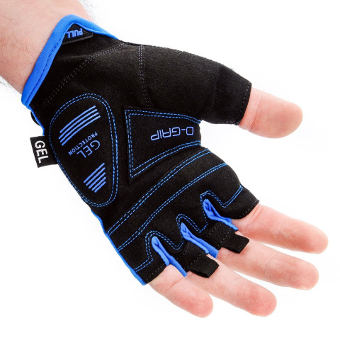 Rękawiczki Rowerowe Meteor Gel GX30 Senior niebieskie