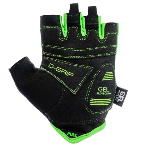Rękawiczki Rowerowe Meteor Gel GX31 Senior zielone