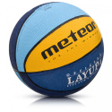 Piłka koszykowa treningowa Meteor Layup niebieski/zółty/błękitny