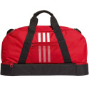 Torba Adidas Tiro Duffel Bag Bottom Compartment S czerwono-czarna GH7258