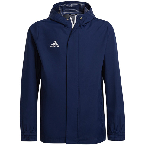 Kurtka Ortalion dla Dzieci Adidas Entrada 22 All Weather H57511 granatowa