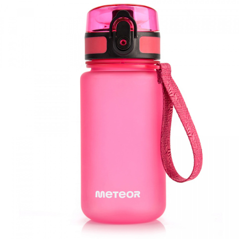 Bidon sportowy butelka Meteor 350ml różowy 74570
