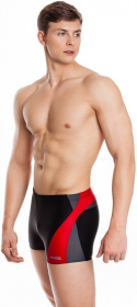 Kąpielówki Spodenki Aqua-Speed Alex Kol. 136 czarno-czerwone