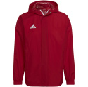 Kurtka Ortalion Męska Adidas Entrada 22 All Weather HG6299 czerwony