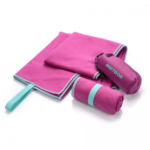 Ręcznik Szybkoschnący Meteor z Mikrofibry S 42 x 55 cm bakłażanowy 31584