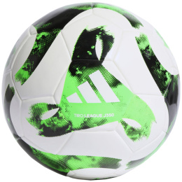 Adidas Piłka Nożna Tiro Junior 350 League biało-zielona HT2427