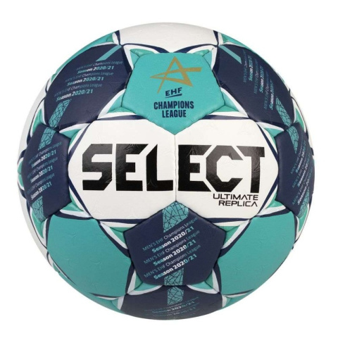 Piłka Ręczna Select Ultimate Replica Champions Leage V20 EHF biało-niebieska