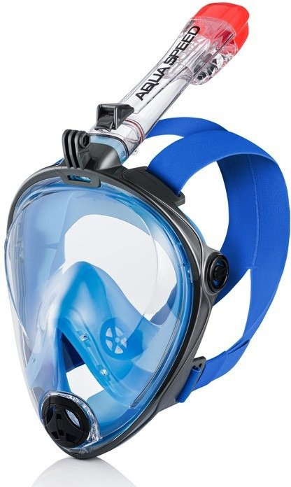 Maska Pełnotwarzowa Aqua Speed Spectra 2.0 (01) niebiesko-szara