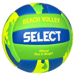 Piłka Siatkowa Select Beach Volley v22 zielono-niebieska 5