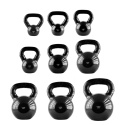 KNV04 Black Kettlebell Żeliwny Pokryty Winylem HMS 4KG