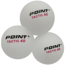 Piłeczki do Ping Ponga Point Tactic białe 10 szt.