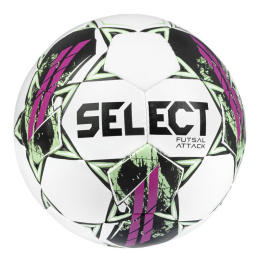 Piłka Nożna Select Futsal Attack v22 biało-różowa