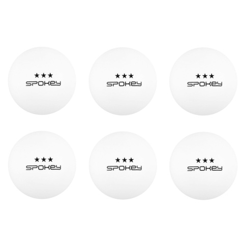 Spokey 6 Piłeczek do Tenisa Stołowego Ping-pong SPECIAL *** białe