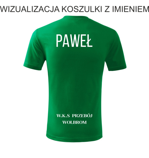 WKS PRZEBÓJ WOLBROM Koszulka Treningowa Zielona Junior