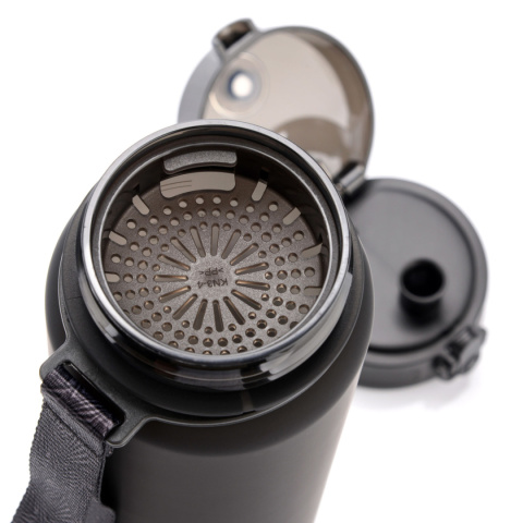 Bidon Sportowy Meteor 1000ml czarny 74586