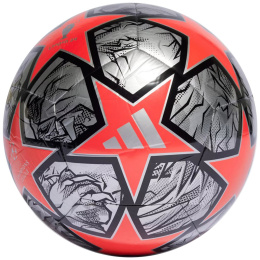 Piłka nożna adidas UCL Club IN9329 srebrno-czerwona