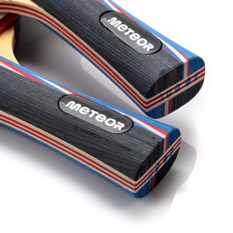 Zestaw do Tenisa Stołowego Rakietka do Tenisa Stołowego Meteor 2 Rakietki Mistral*** + 3 piłeczki 15023