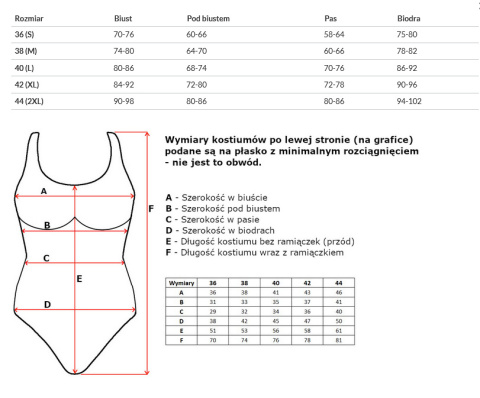 Kostium Kąpielowy Damski Aqua-Speed Stella Kol. 410 granatowo-niebieski