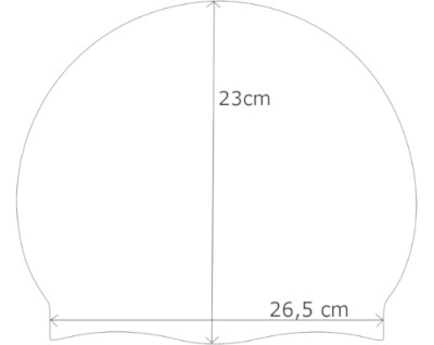 Czepek Pływacki Lateksowy Aqua-Speed Bombastic kol. 01 niebieski
