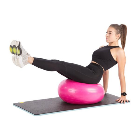 Piłka gimnastyczna Donut HMS YD04 NEW PINK