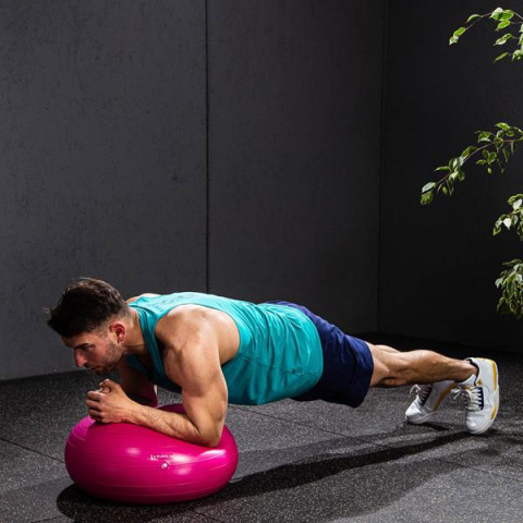 Piłka gimnastyczna Donut HMS YD04 NEW PINK