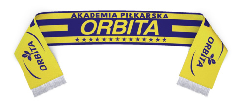 ORBITA BUKOWNO Szalik Kibica z herbem Orbita Bukowno
