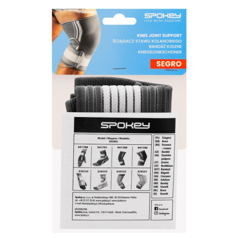 Ściągacz Neopren Opaska Kolana Segro Pro Spokey