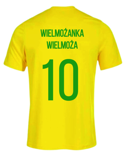 WIELMOŻANKA WIELMOŻA Koszulka Dziecięca Joma Combi YELLOW
