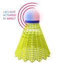 Lotki do Badmintona Nylonowe LED multicolor 3 szt. Nils NBL6293